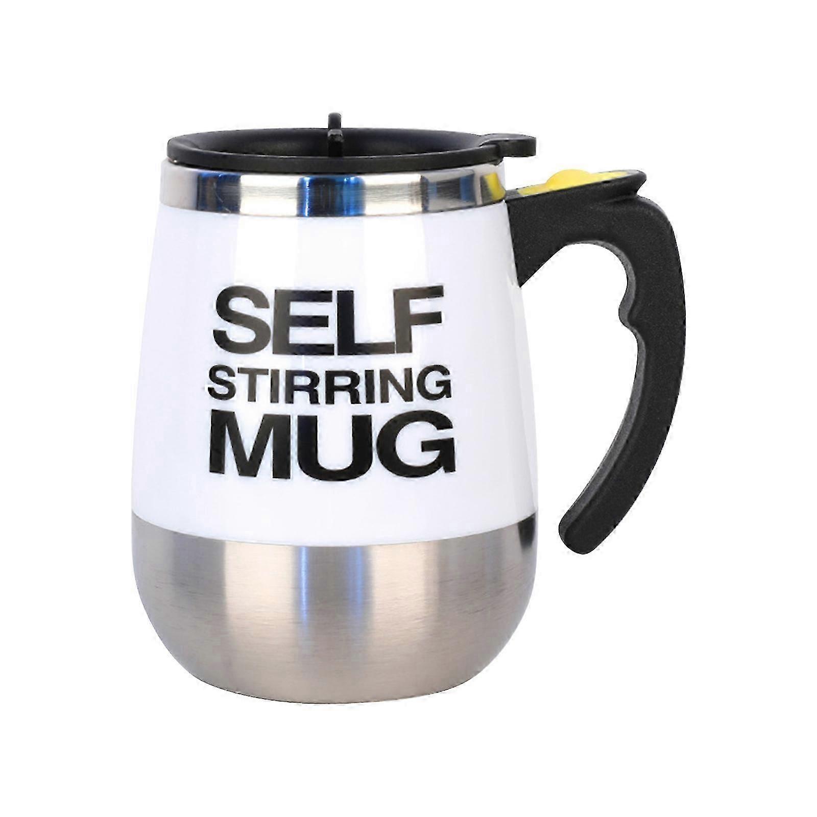 400mL Tasse Automatique Agitant Avec Couvercle Automatique Agitation Tasse À Café Électrique En Acier Inoxydable Automatique Tasse À Café Pour Café Lait Cacao Chocolat Chaud Thé