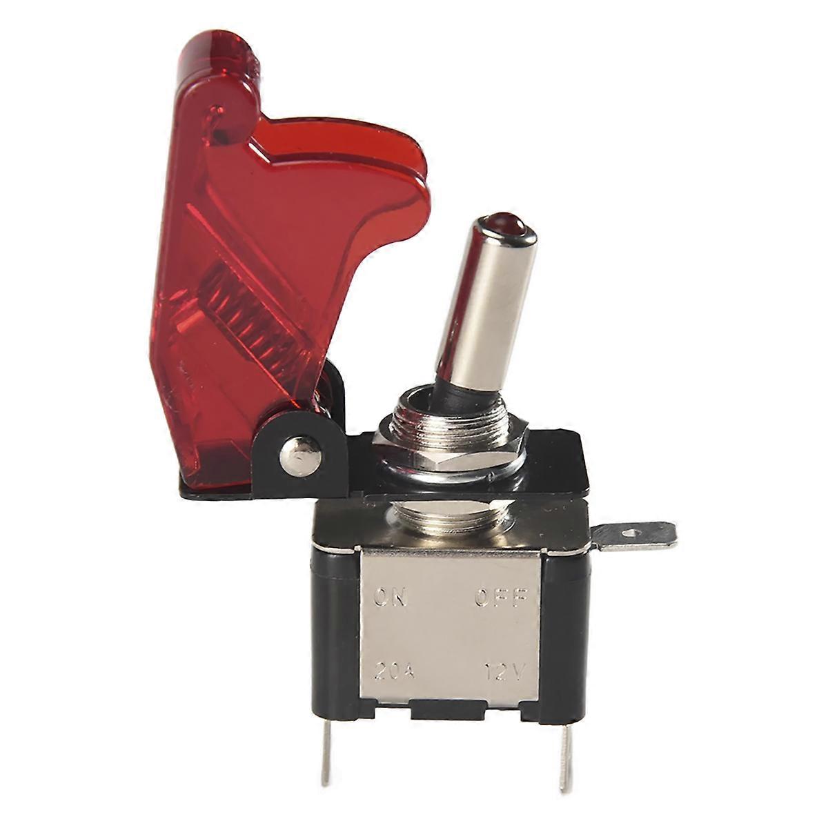 12V 20A LED Light SPST Toggle Rocker Switch Control On/Off 2Pins
