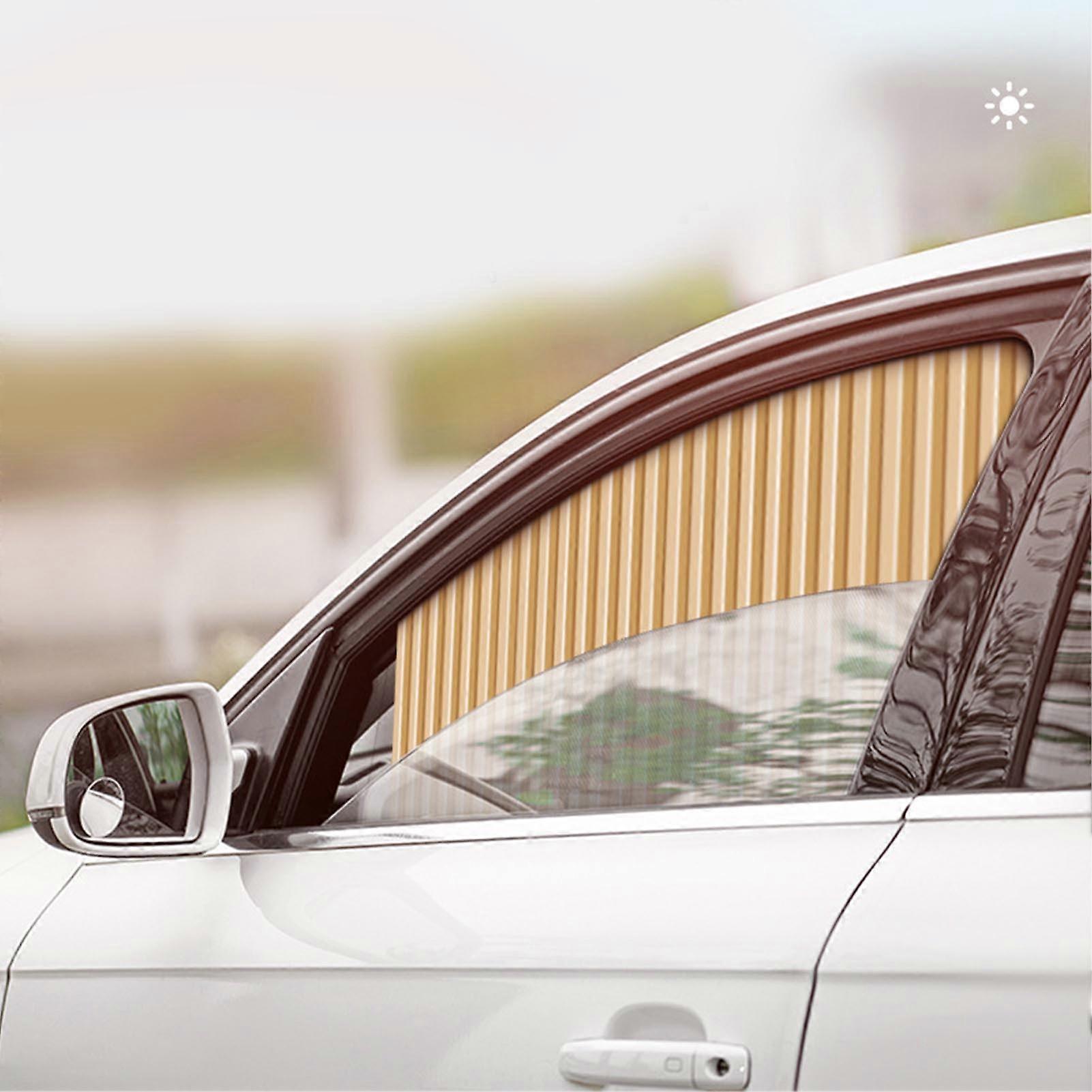 Car Side Window Sunshade Sun Blocking Heat Insulation Suction Type Universal Fit for Vehicles