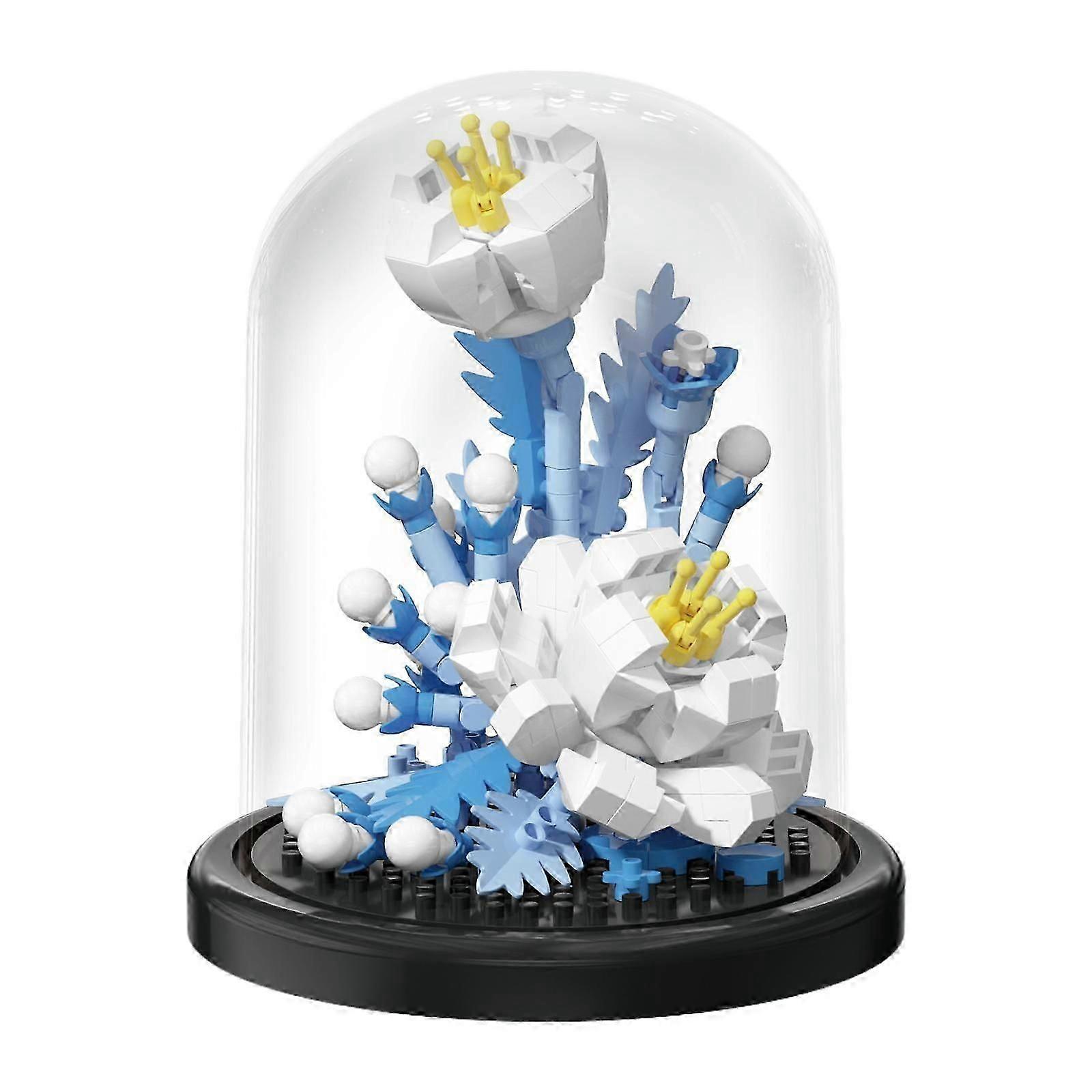 Buchete de flori Set de construcție Cadou creativ pentru ziua de naștere Aniversare mame roșu