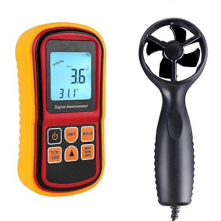 Digital Anemometer (Measurement items: Air Velocity, Air Temperature)(Red)