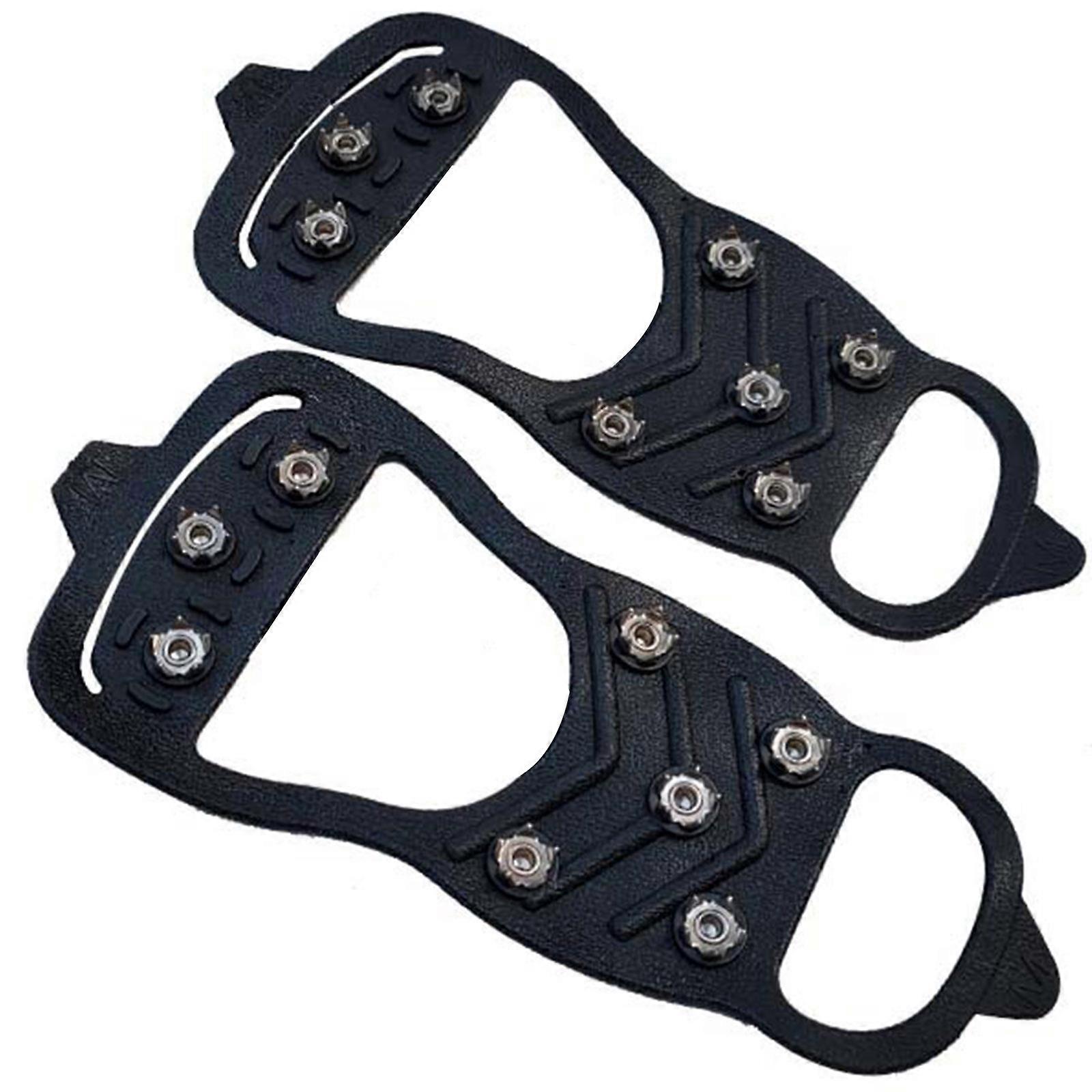 Anti Slip Footwear Over Shoes Covers Crampon  Anti-Skid Ice Gripper  Spike 8-Tooth Traction Cleats ​Spikes  M