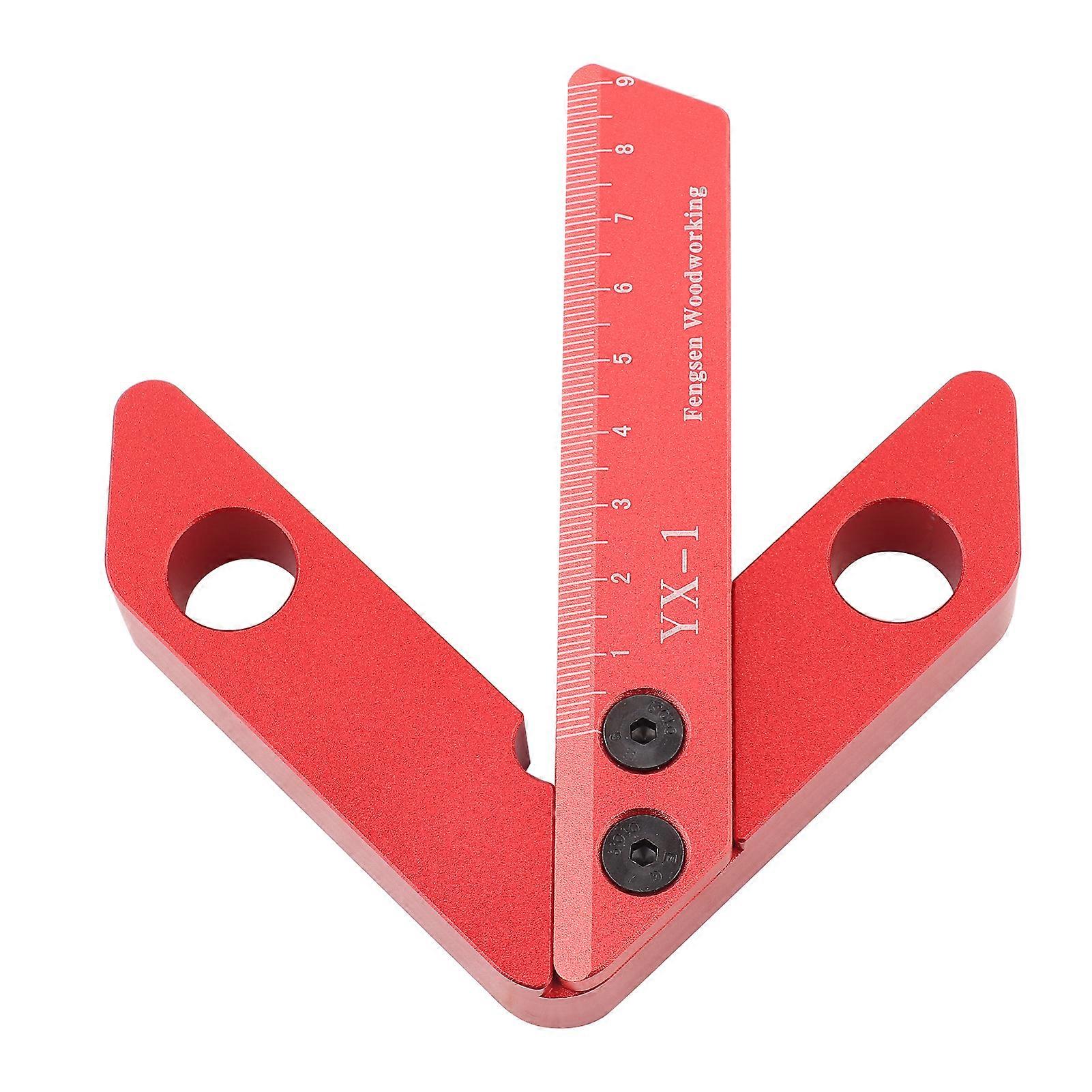 Small Center Finder Woodworking Gauge Square 45° / 90° Scriber Measurement Layout Tool