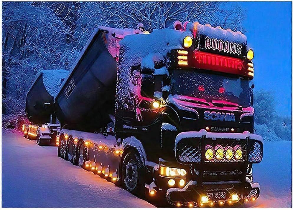 بانوراما الألغاز للبالغين سكانيا شاحنة بانوراما الألغاز للبالغين المناظر الطبيعية للأطفال لعبة تعاونية عائلية صعبة وممتعة لألعاب الخشب للبالغين ديكو