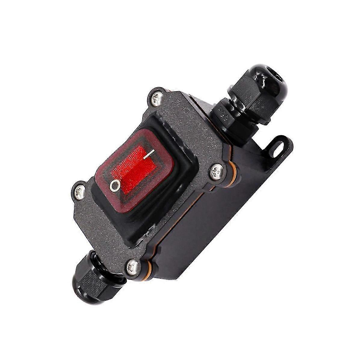 Interrupteur d’alimentation en ligne étanche 12V DC IP67 à courant élevé avec indice 20A - ypdw
