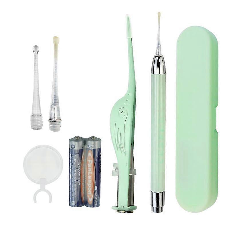 Ear Wax Removal Tool Kit with Light, Safe Ear Cleaning Tools for Kids and Adults, Ear Picks and Tweezers Set