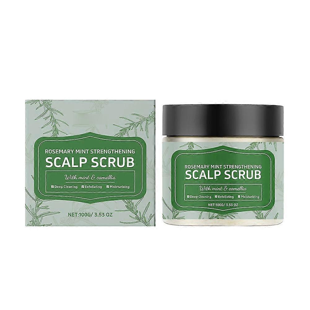 100g Mint Anti-Dandruff Scalp Scrub For OilControlling Mildcleansing Nourishing