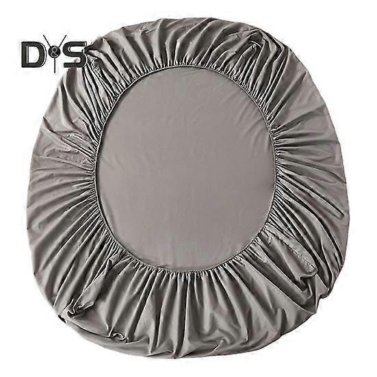 Lençol de quarto com elástico antiderrapante Cor sólida Lavável na máquina Capa de proteção de colchão totalmente embrulhada Lençol de cama de dormitório de hotel