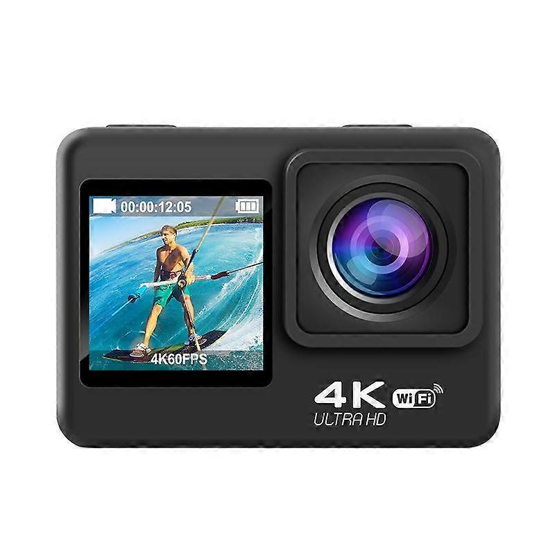 WIFI Wide-angle EIS Anti-shake Touch Color Dual-screen Remote Control Video Sports Camera Q60TR