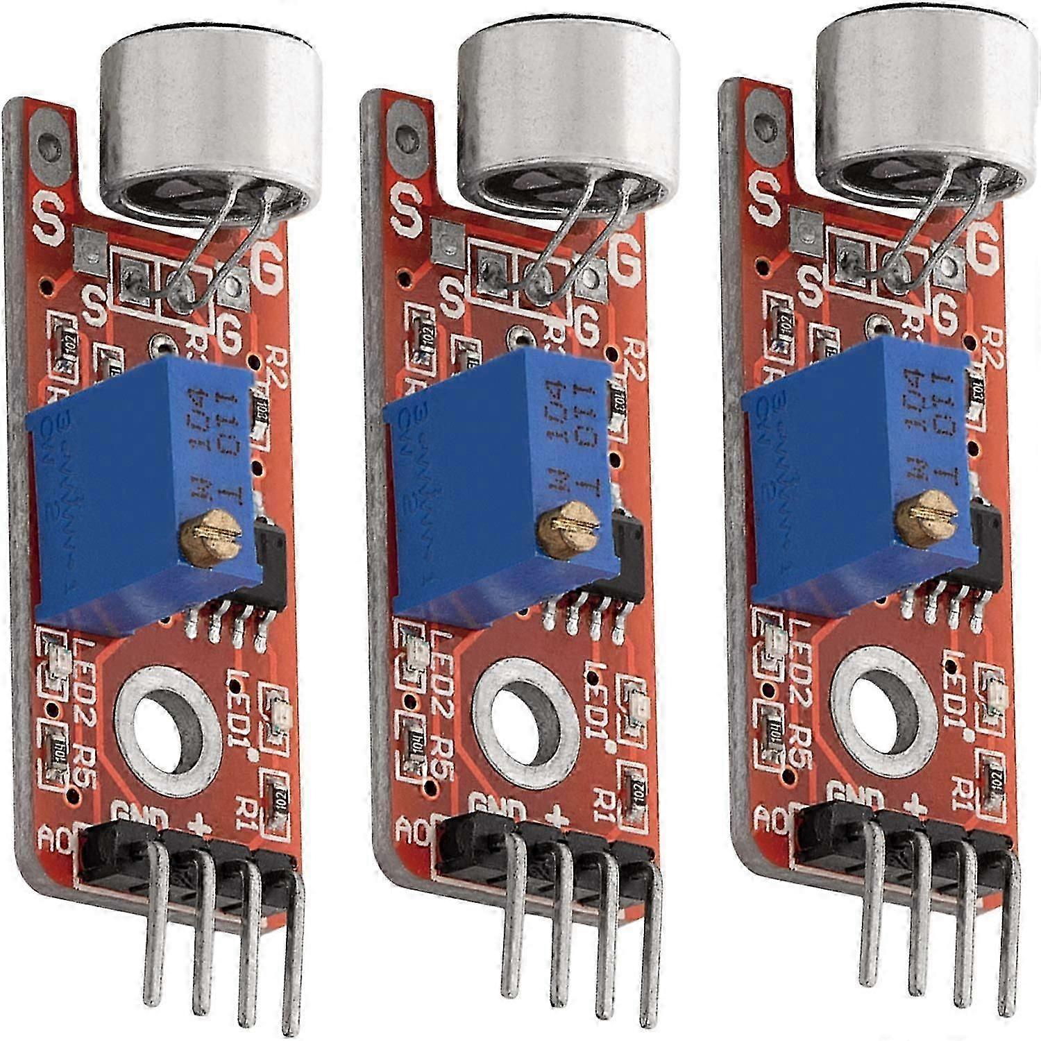 For 3 x KY-037 High Sensitivity Sound Detection Big Microphone Module compatible with Arduino