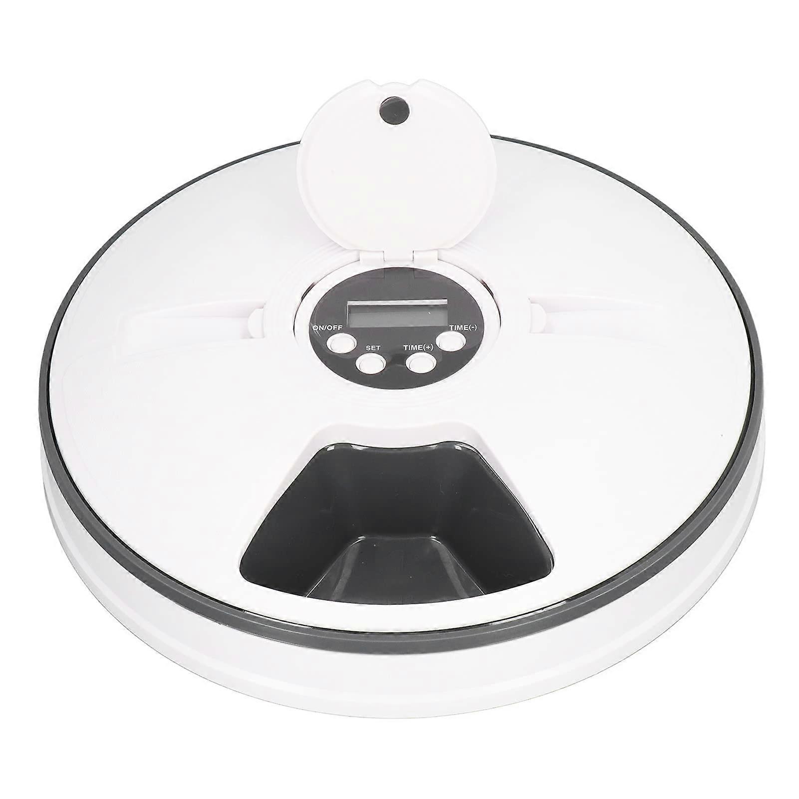 Automatic Cat Feeder with Smart Portion Control, Programmable Dry and Wet Food Dispenser for Small Dogs and Puppies