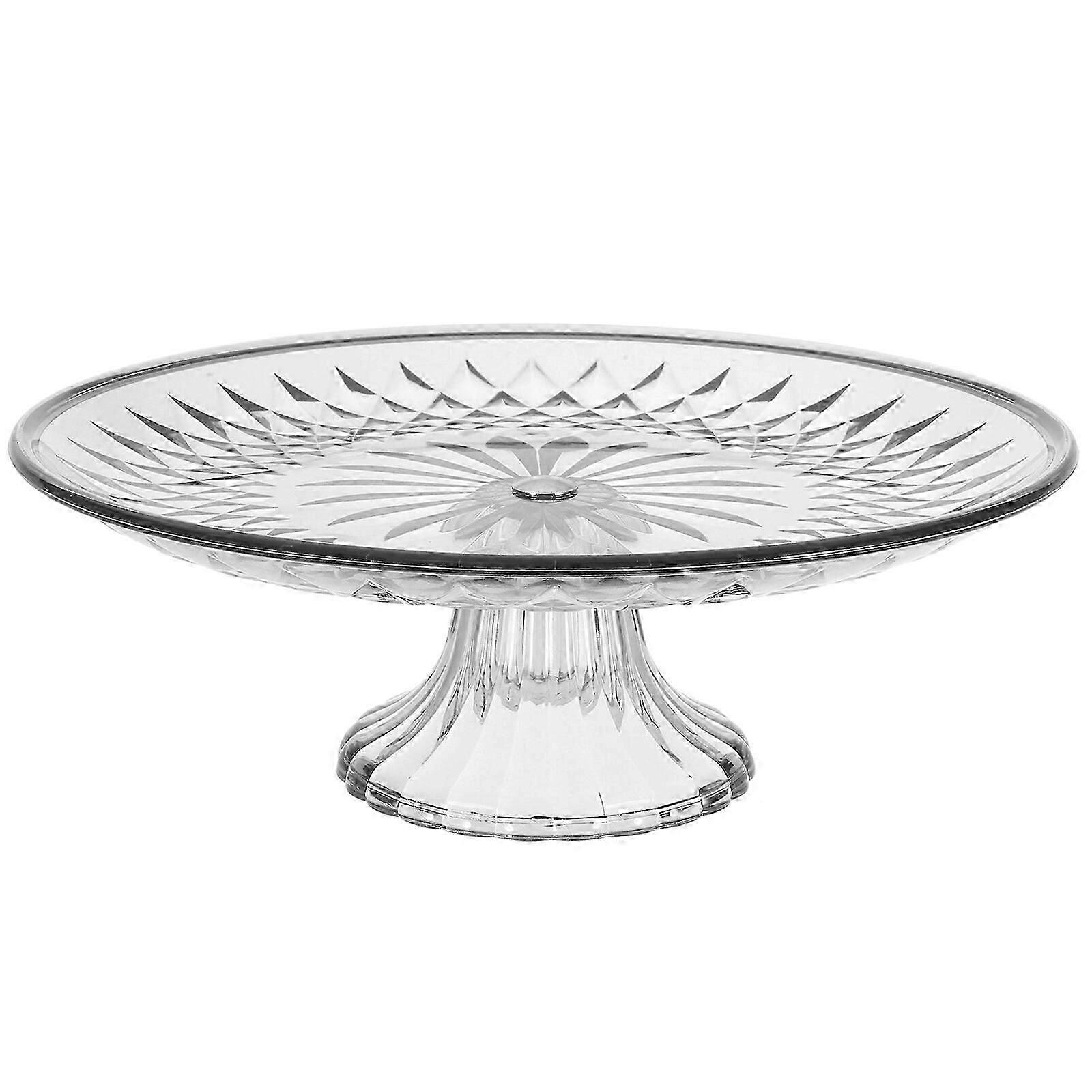 Fruit Serving Tray Footed Fruit Plate Multi-function Fruit Tray Snack Storage Tray Candy Plate