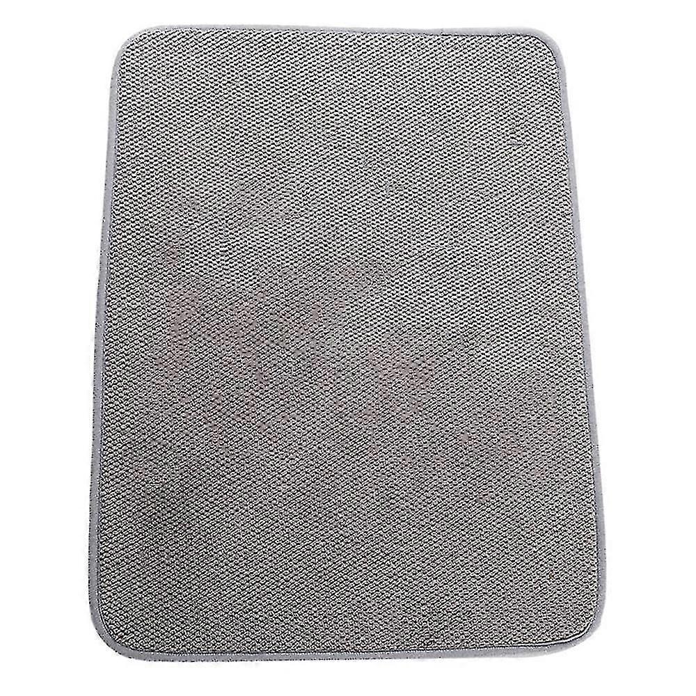Dish Mat Microfiber Dish Drying Mat, Super Absorbent, Microfiber Dish Drying Mat Microfiber Absorbent Quick Dry Placemat-30*40cm