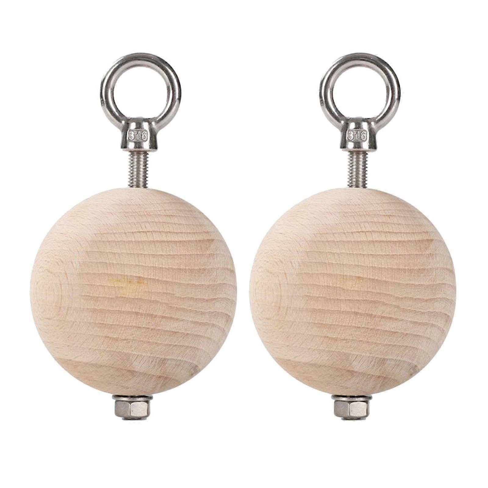 Pull up Ball Wood for Home Gym Exercise Grip Strength Training Attachment