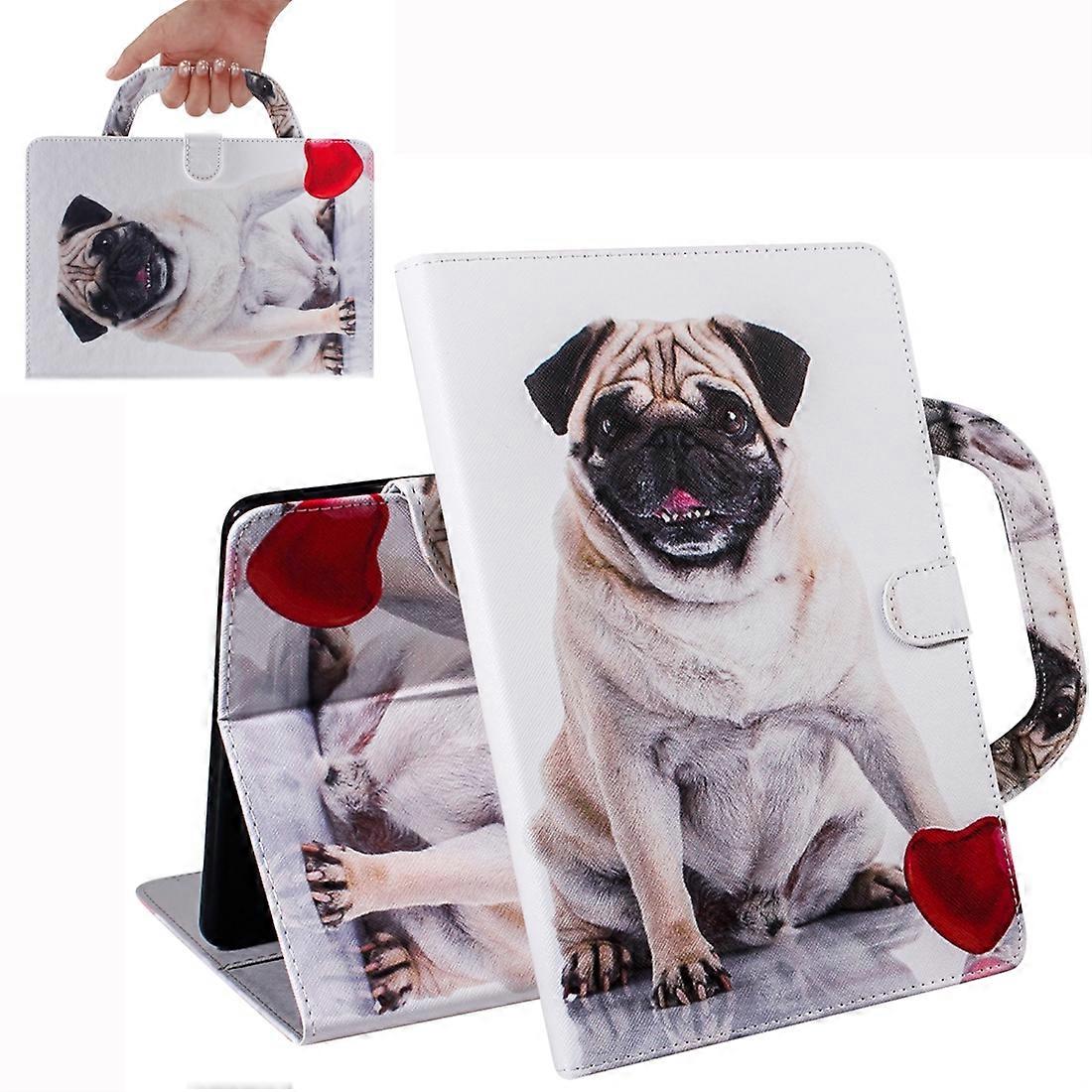 Dog Pattern Horizontal Flip Leather Case for iPad Mini(2019) / Mini 1 / 2 / 3 / 4, with Holder & Card Slot & Wallet