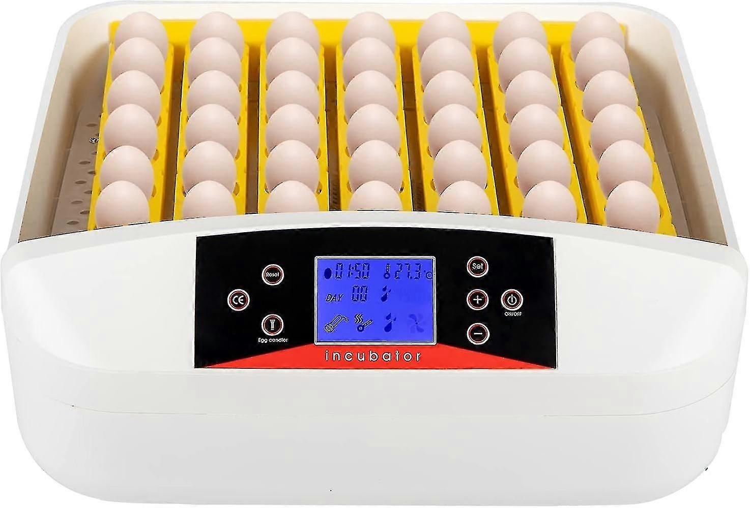 56 Chicken Incubators for Hatching Eggs, Egg Incubator with Automatic Egg Turning & Temperature Cont