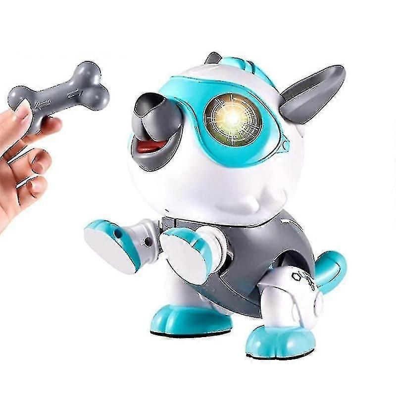 Robot Dog Toys Children's Interactive Voice Controlled Touch Sensing Assembly Robot