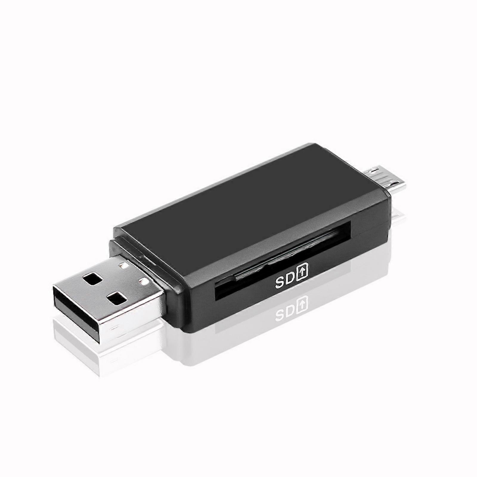 Portable Memory Card Reader Card Reader Type-C USB 2.0 Card Reader Writer for Phone Tablet