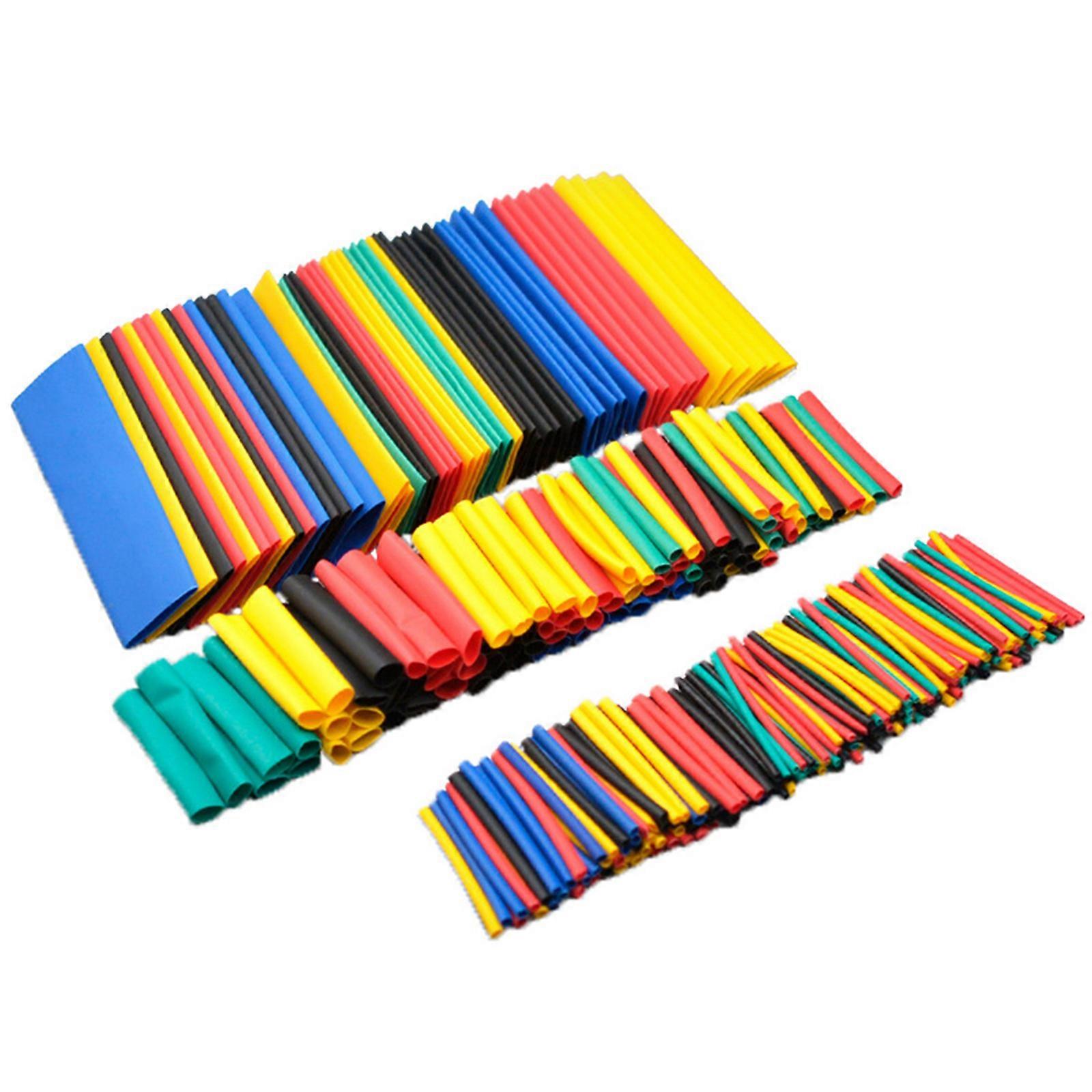 328 Pcs ​Heat-Shrink Tube Wire Wrap Cable Sleeve Assortment Ratio 2:1 Electric Insulation Tube Fast-Heat Shrinkage