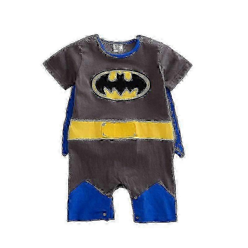3-24 Ay Bebek Süper Kahraman Romper Kısa/Uzun Kollu Tulum Kostüm-i