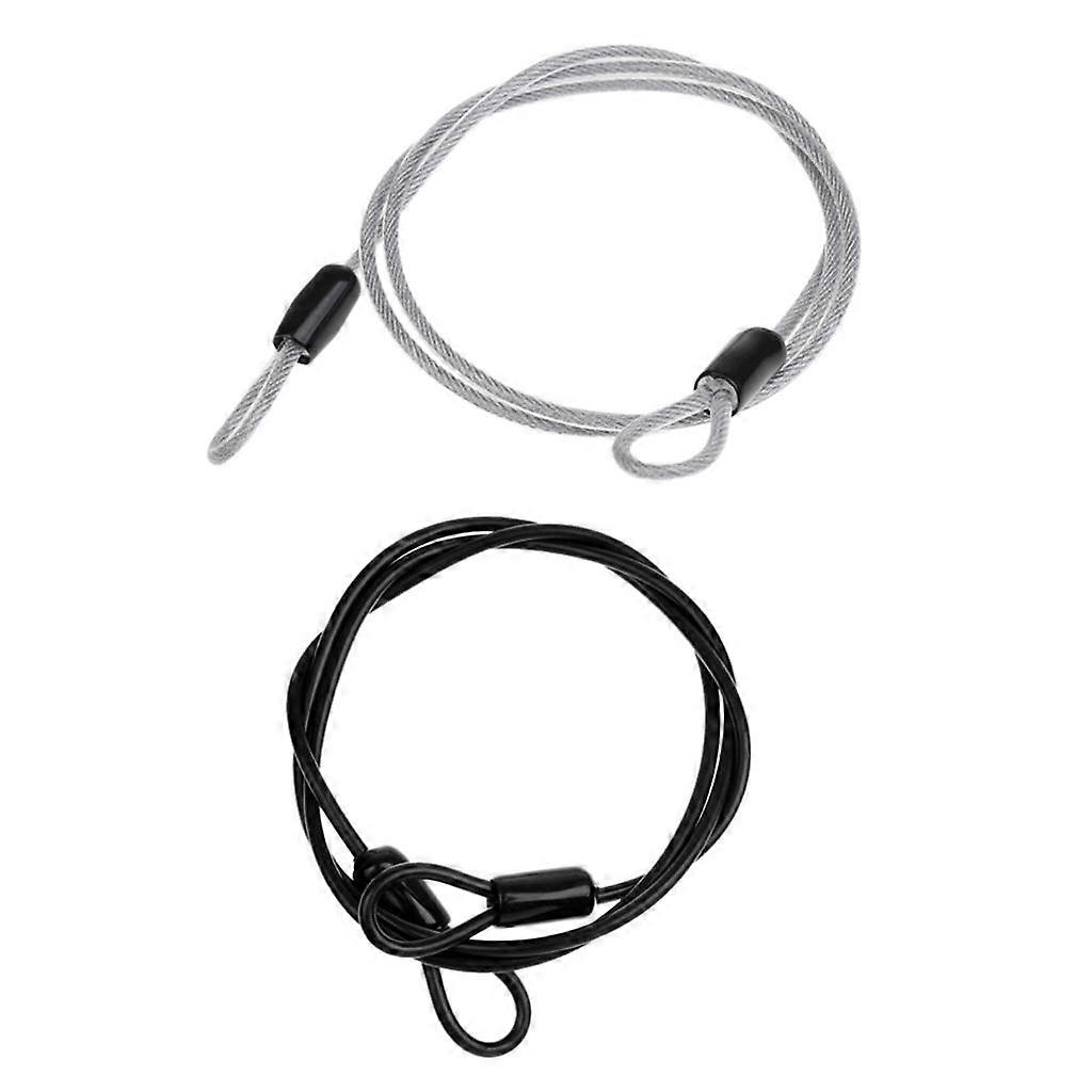 2pcs Steel Cable with Eyelets, Loop Cable, Cable Stainless