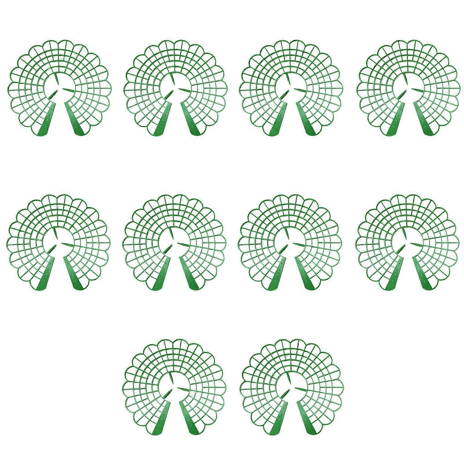 Strawberry Protector Support Rack Set of 10 - Durable ABS Plant Support for Strawberry Growth and Protection