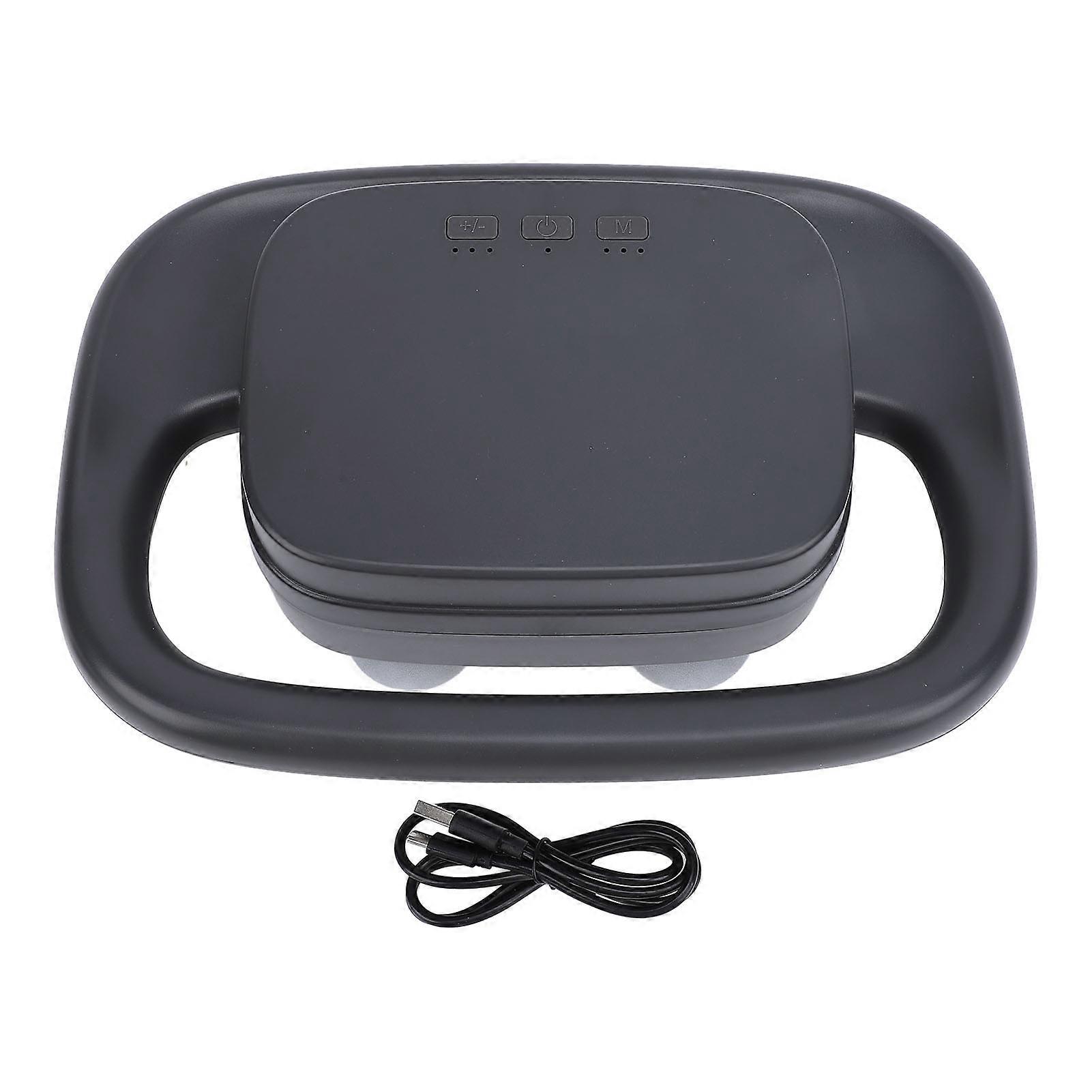 Deep Tissue Massager 4 Head 3 Gears 3 Modes Handheld Electric Muscle Percussion Massager for Back Shoulder Leg