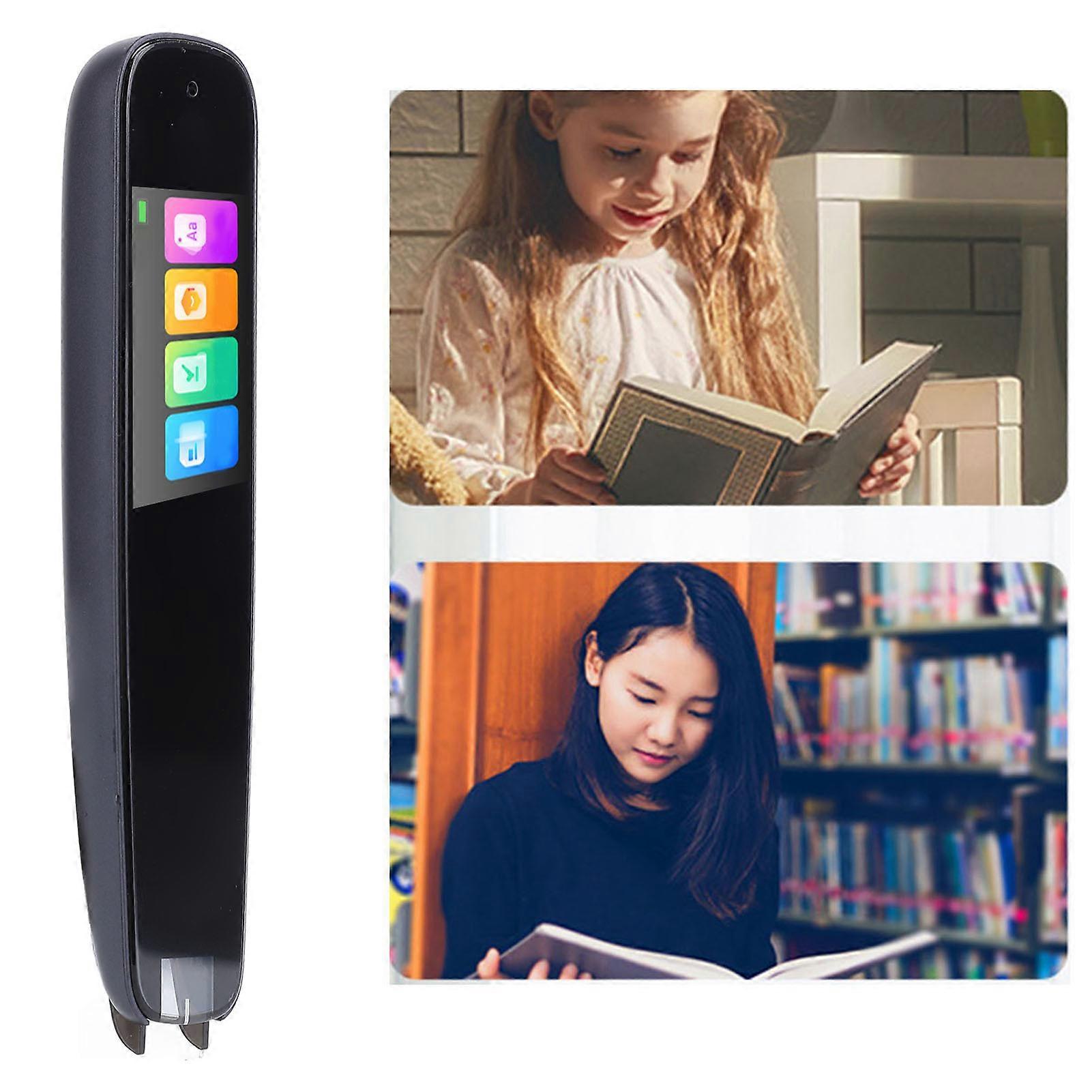 Scan Reader Pen Language Translator Kids Digital Translation Scanner 1.97in Full Touch Screen WiFi Learning Machine 