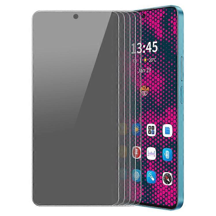 ENKAY HAT PRINCE 5PcsはHonor X8a 4Gプライバシースクリーンプロテクターフルカバレッジ飛散防止フィルムに対応