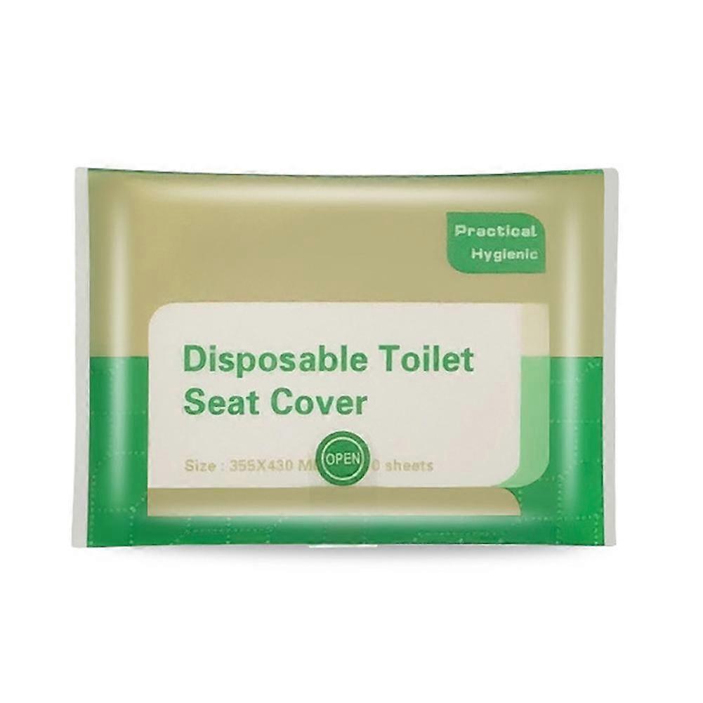 (A)$Toilet Seat Pads 10 Pieces Convenient Pack Water Soluble Toilet Paper Toilet Paper