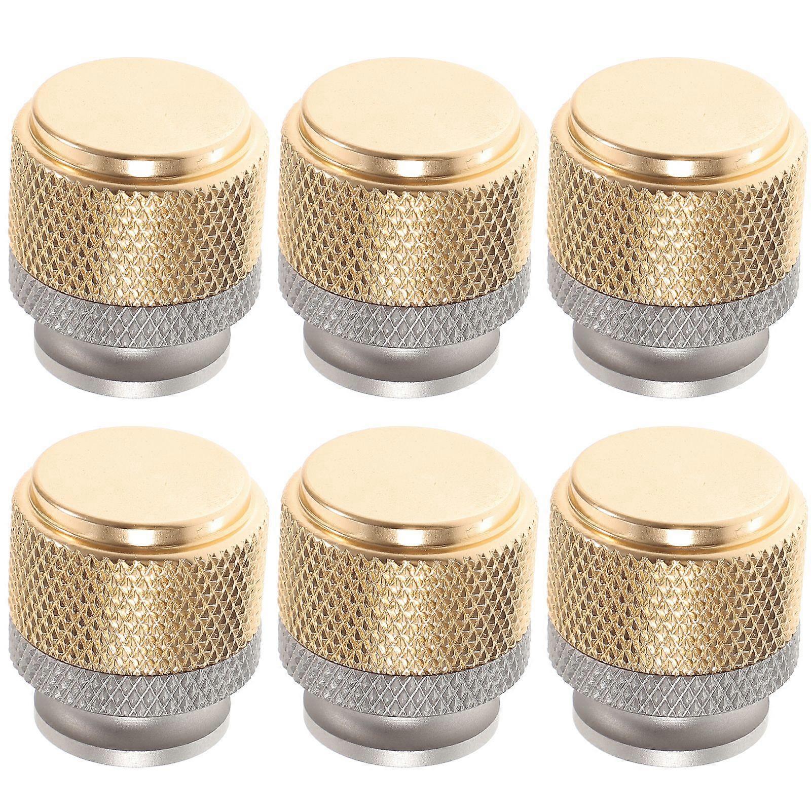 6Pcs Modern Cabinet Knobs Drawer Knobs Handles Decorative Furniture Door Pulls