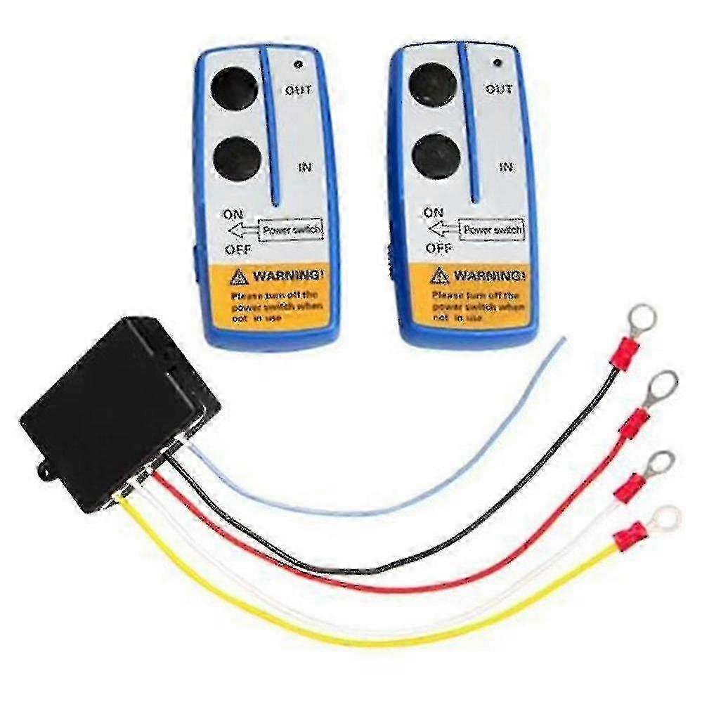 Wireless winch remote control twin handset 150ft 12v for tow truck dump bed recovery p