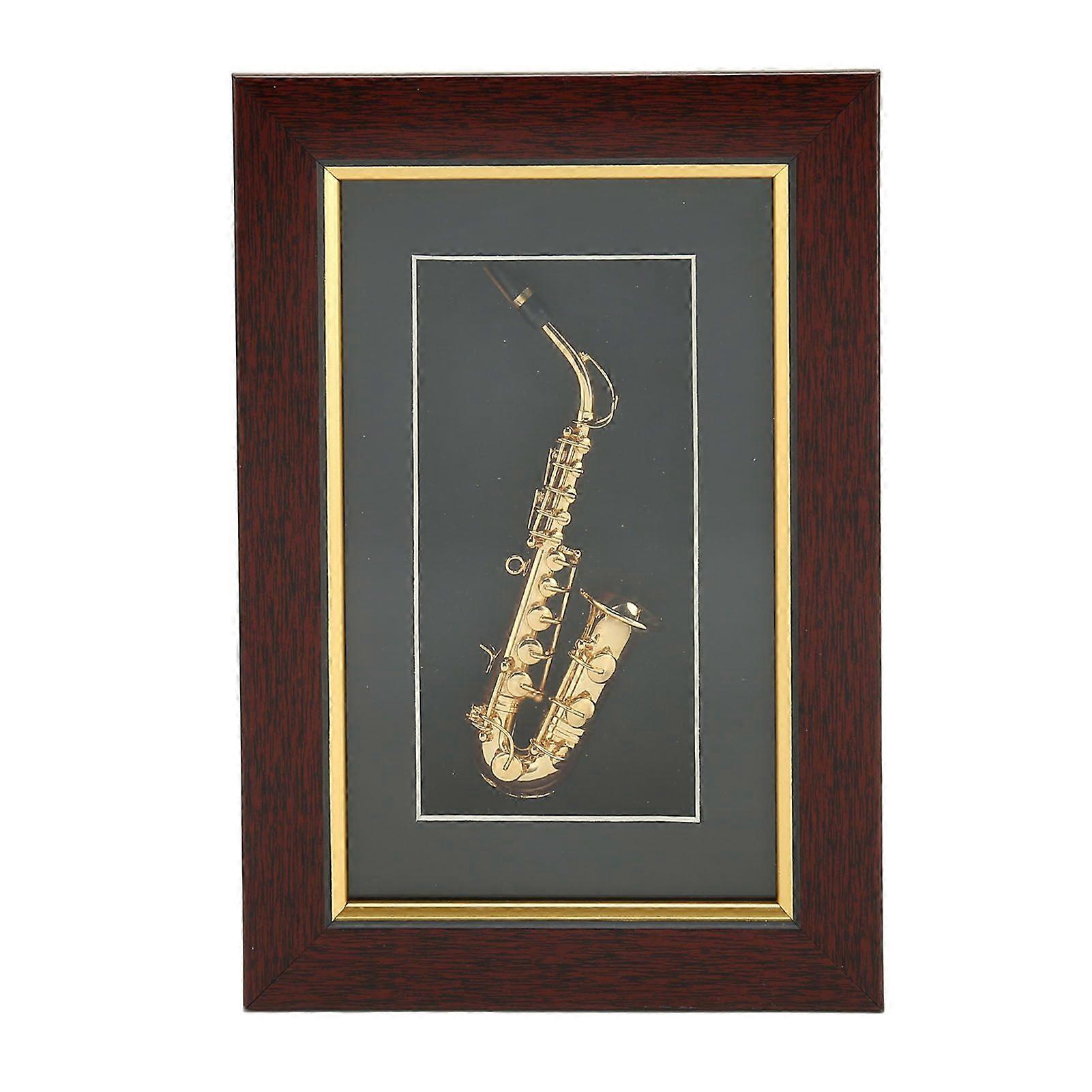 2025 Latest Model  Mini Saxophone Vivid Attractive Decorative Particle Board