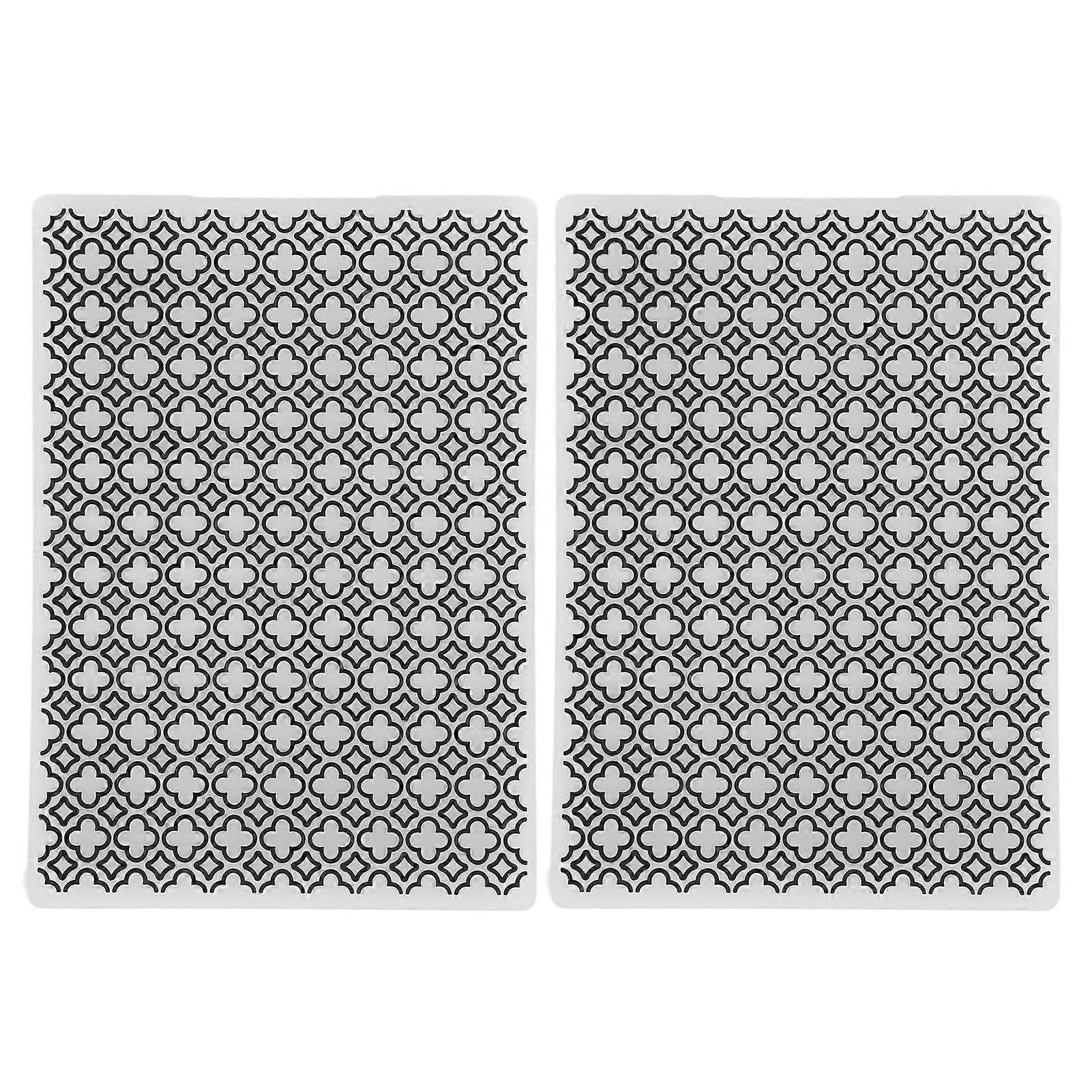 2025 Latest Model 2 Pcs Embossing Folders Embossing Template Multipurpose DIY