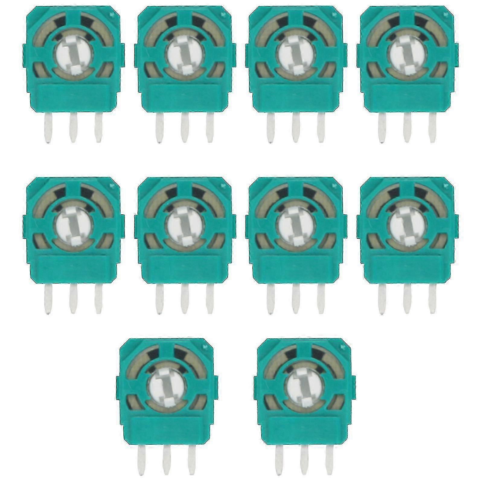 10pcs 3D Analog Joystick Potentiometer Replacement Parts for PS5 Controller Repair Kit