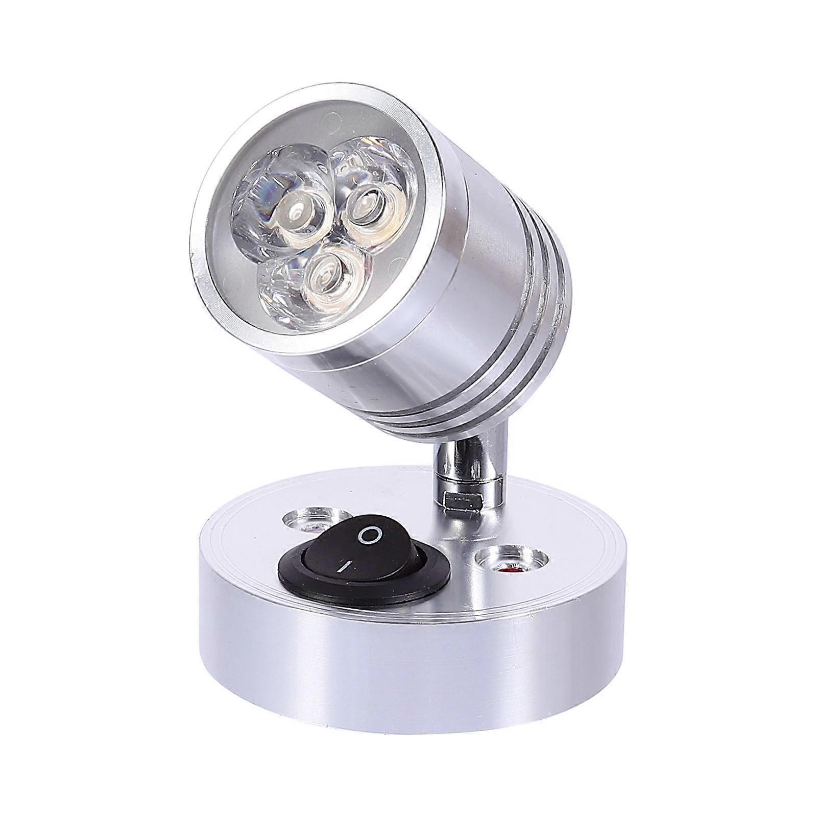 1pc Aluminum Wall Lamp Flexible Ceiling Light For Yacht Rv And Boat Warm Directional Lighting Fixture