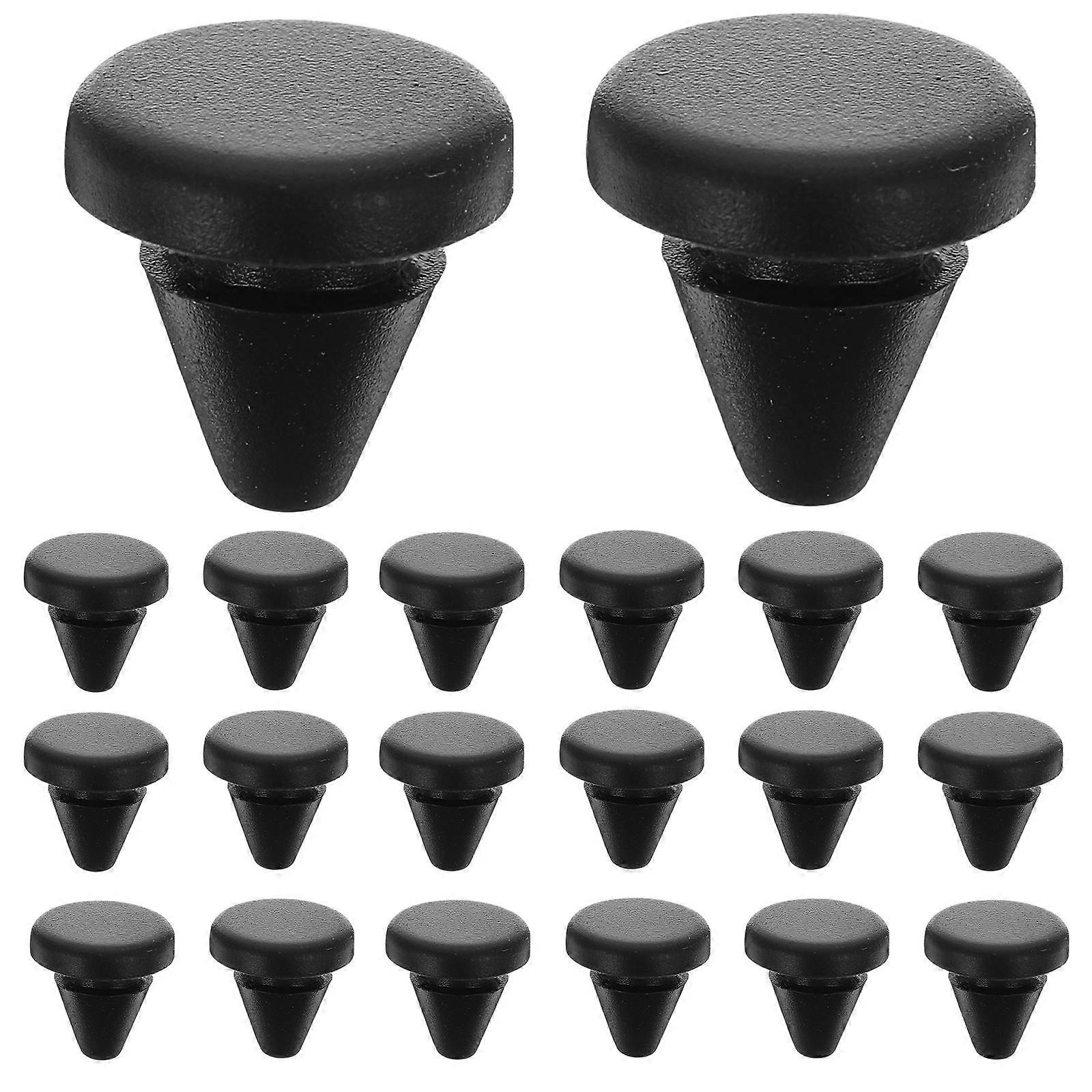 20pcs High Temperature Resistant Silicone Stoppers for Shock Absorption and Sealing in Machinery, Electronics, and Automotive Applications