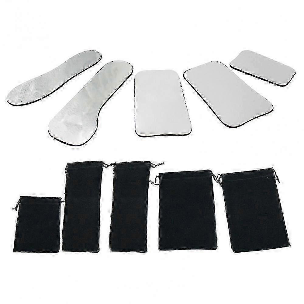 5pcs Durable Double Side Dental Reflector Mirror RBW ZYG