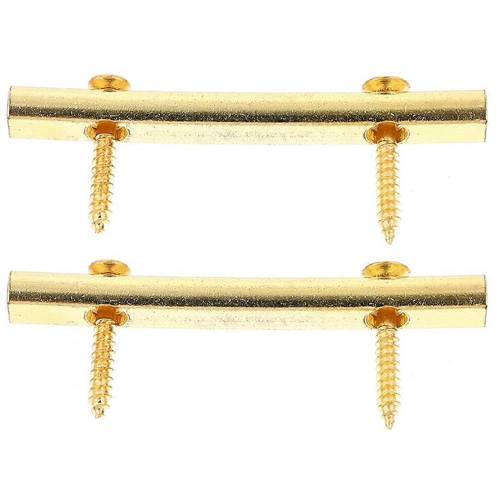 Zinc Alloy Guitar String Retainer Bar 2pcs – Durable Accessory for Electric Guitars, Easy Adjustment for All Players