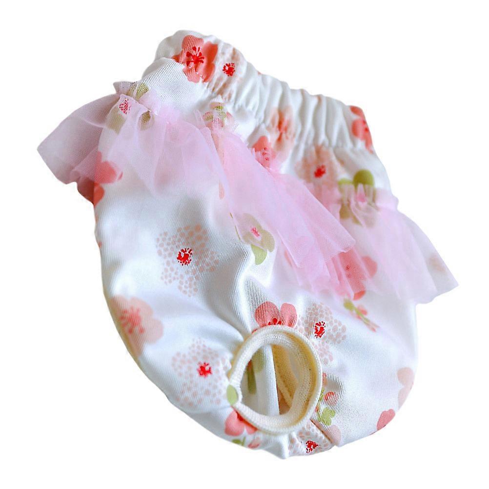 Puppy Protective Pant Female Dog Diaper Daily Wear Assorted Color Reusable 1Pack