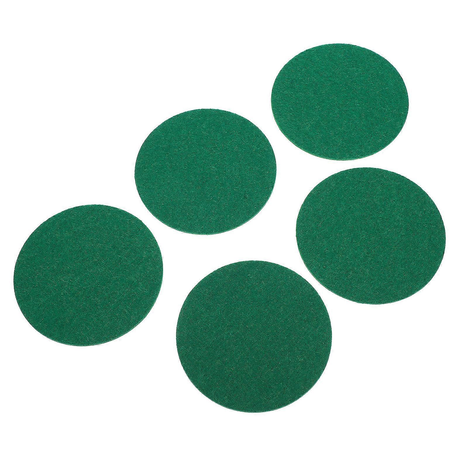 Air Hockey Table Replacement Pads for Playing Green Polyester Fiber 10 Pieces