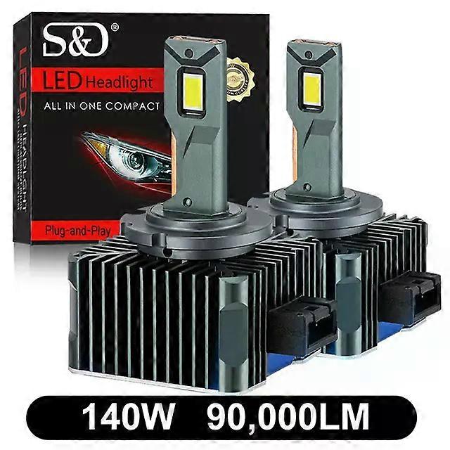 90000LM D3S LED D1S D2S D4S D5S D8S Led 140W Headlights HID D1R D2R D3R D4R D5R D8R Bulb Canbus Car Light Auto 6000K 12V 24V