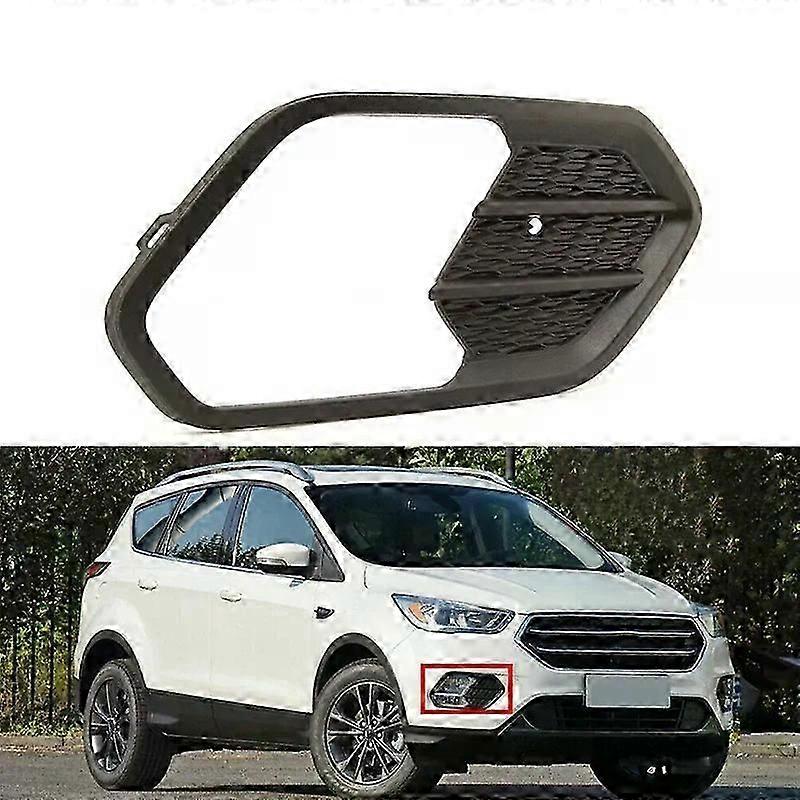 Car Front Bumper Fog Light Lamp Frame Grille Cover Suitable for Suitable for d Escape Kuga