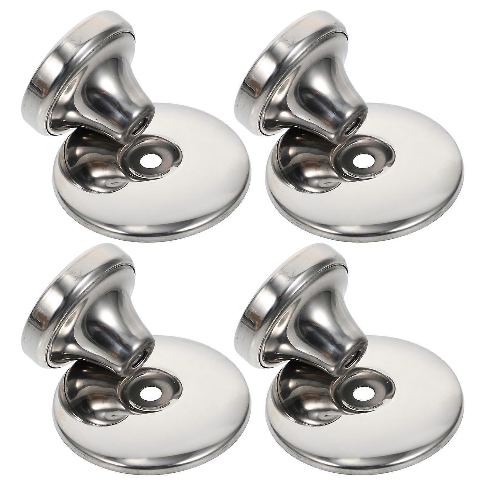 4pcs Stainless Steel Pot Lid Handles Replacement Knobs for Cookware Lids with Smooth Edges – Kitchen Accessory for Pots