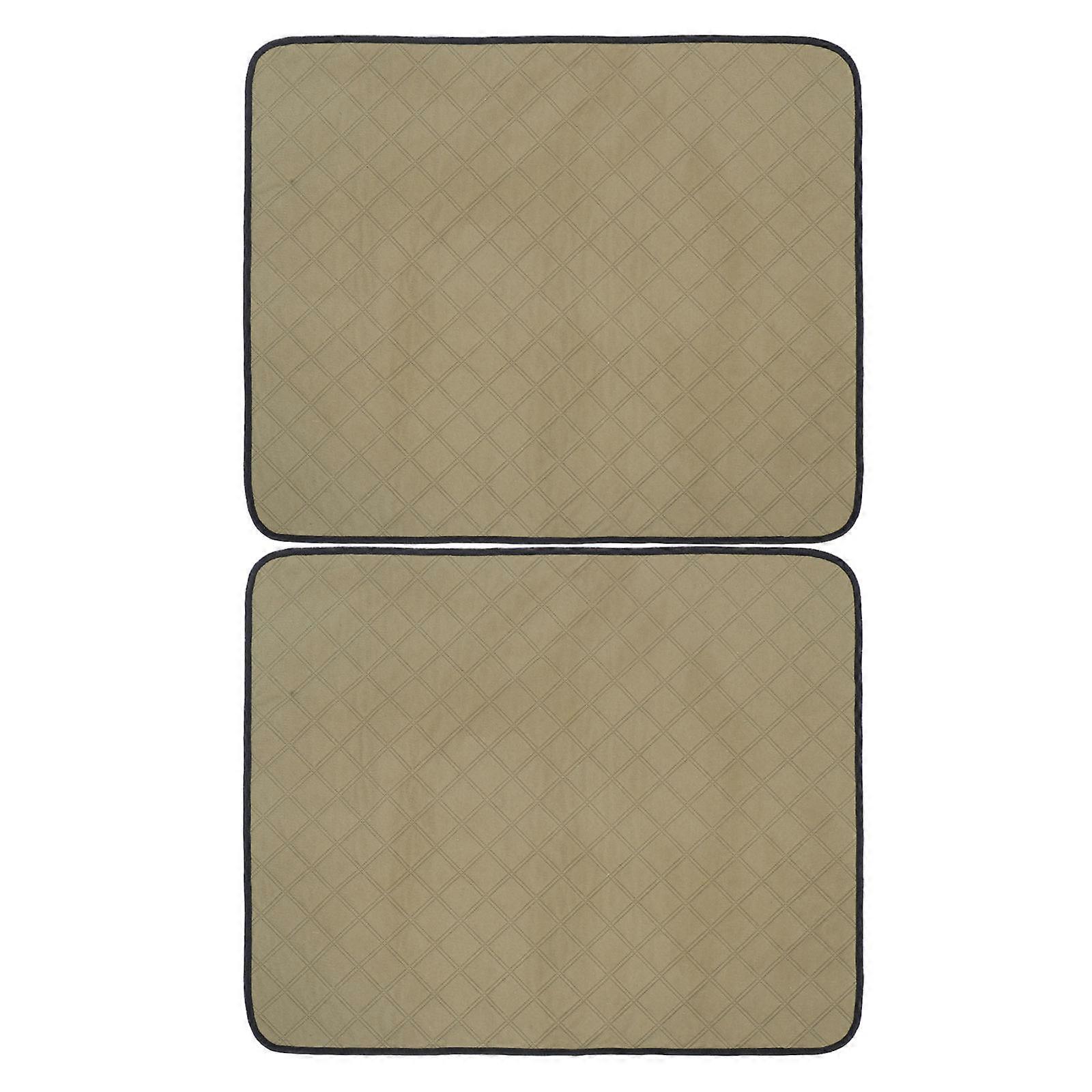 Pet Pee Pads Reusable Puppy Pads for Dogs Washable Training Mat for Playpen and Crate Liner 90 x 75 x 0.3 Cm 2Pack