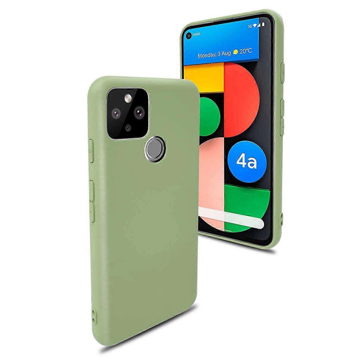 Scratch-Resistant Liquid Silicone Phone Shell for Pixel 4a 5G Modern 1Pcs