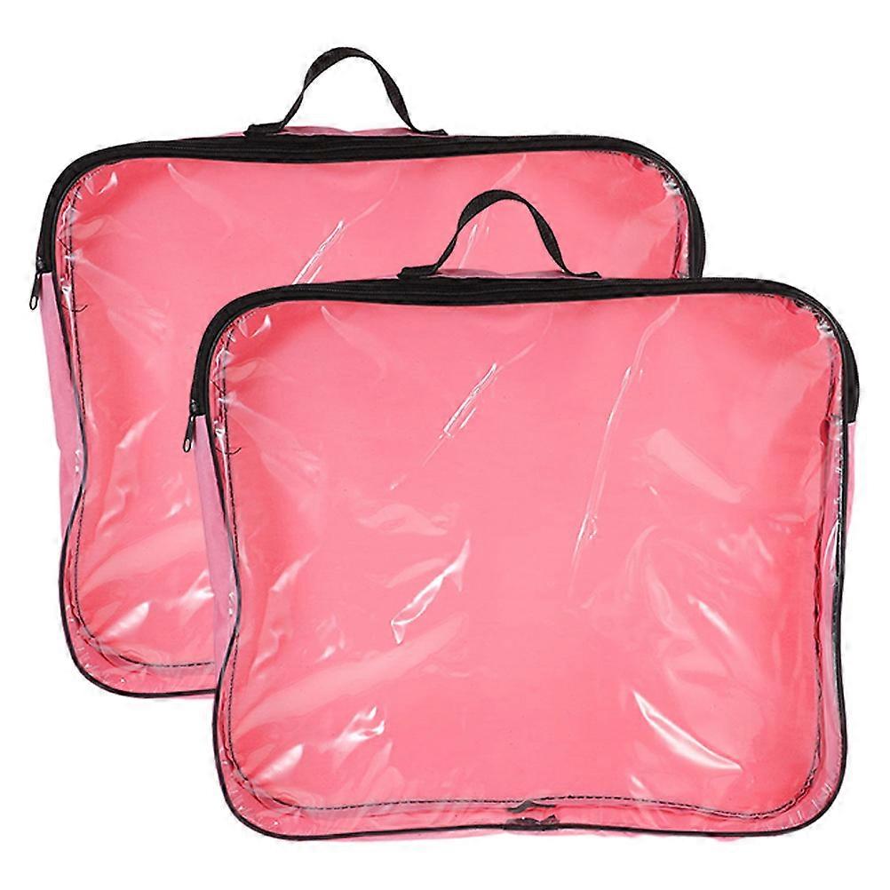 Roller Skates Pouch for Storage Use with Zipper 2Pcs Portable Organizer