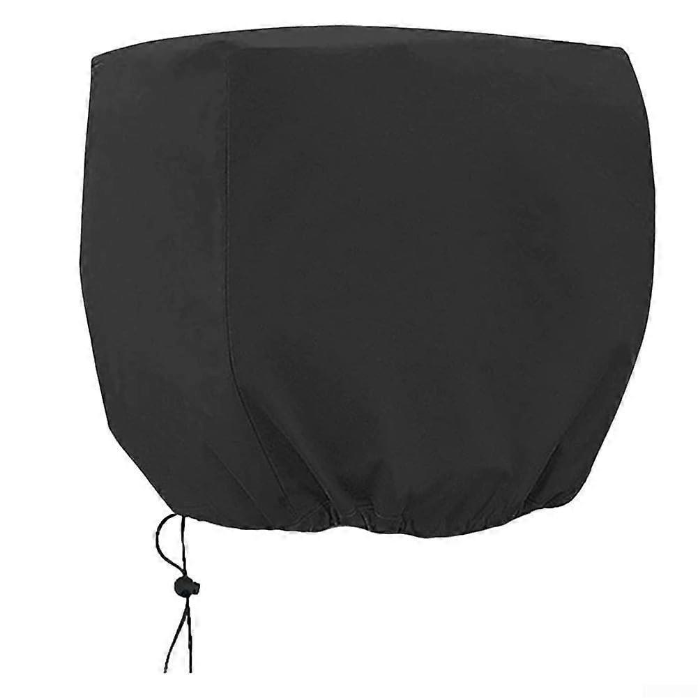 Outboard Motor Half Cover 420D Oxford Fabric with Drawstring Closure for 50-115HP - Waterproof Dustproof XL Size