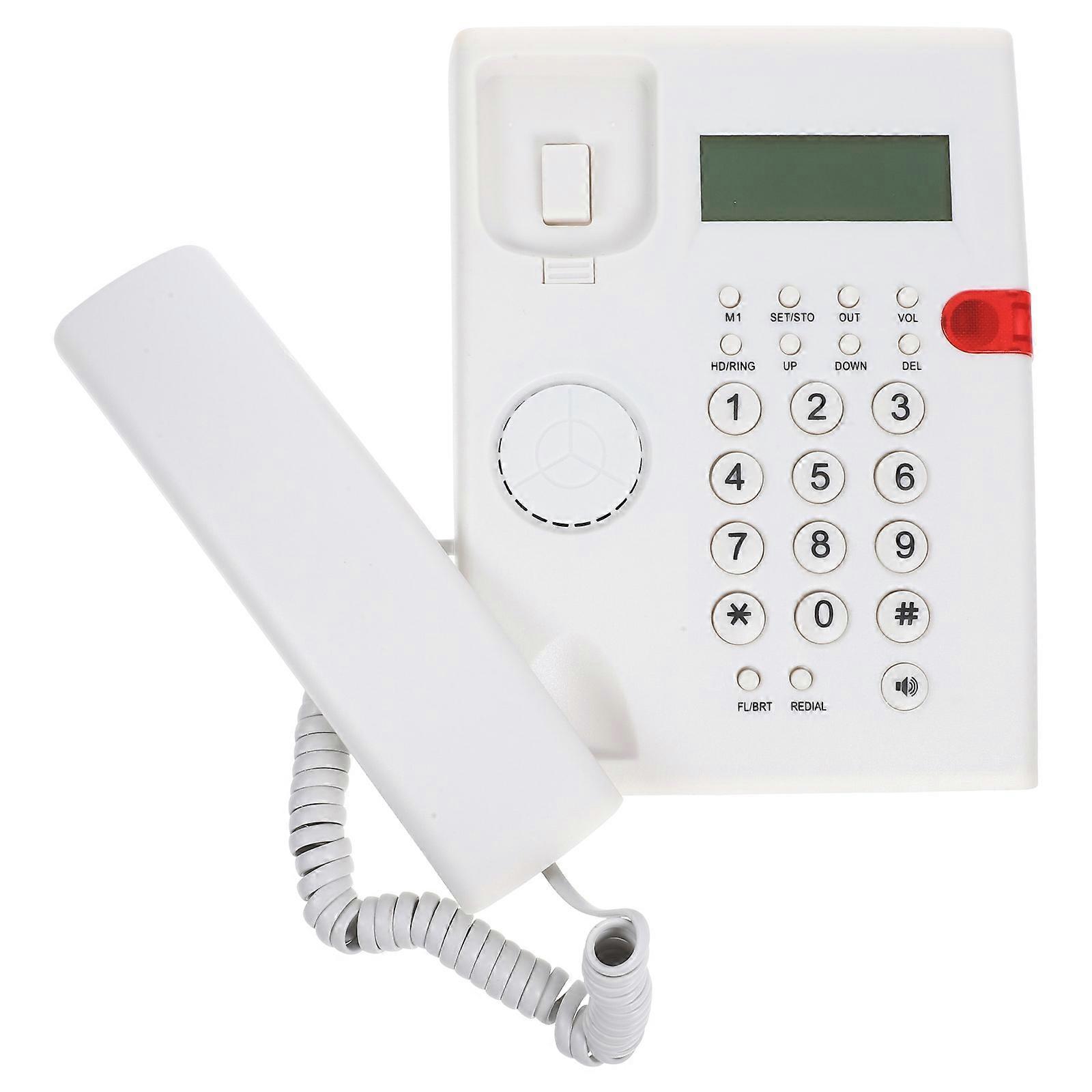 Office Commercial Phones Desk Telephone Reusable Desktop Phone For Home Use Clear Sound Quality 1 Set