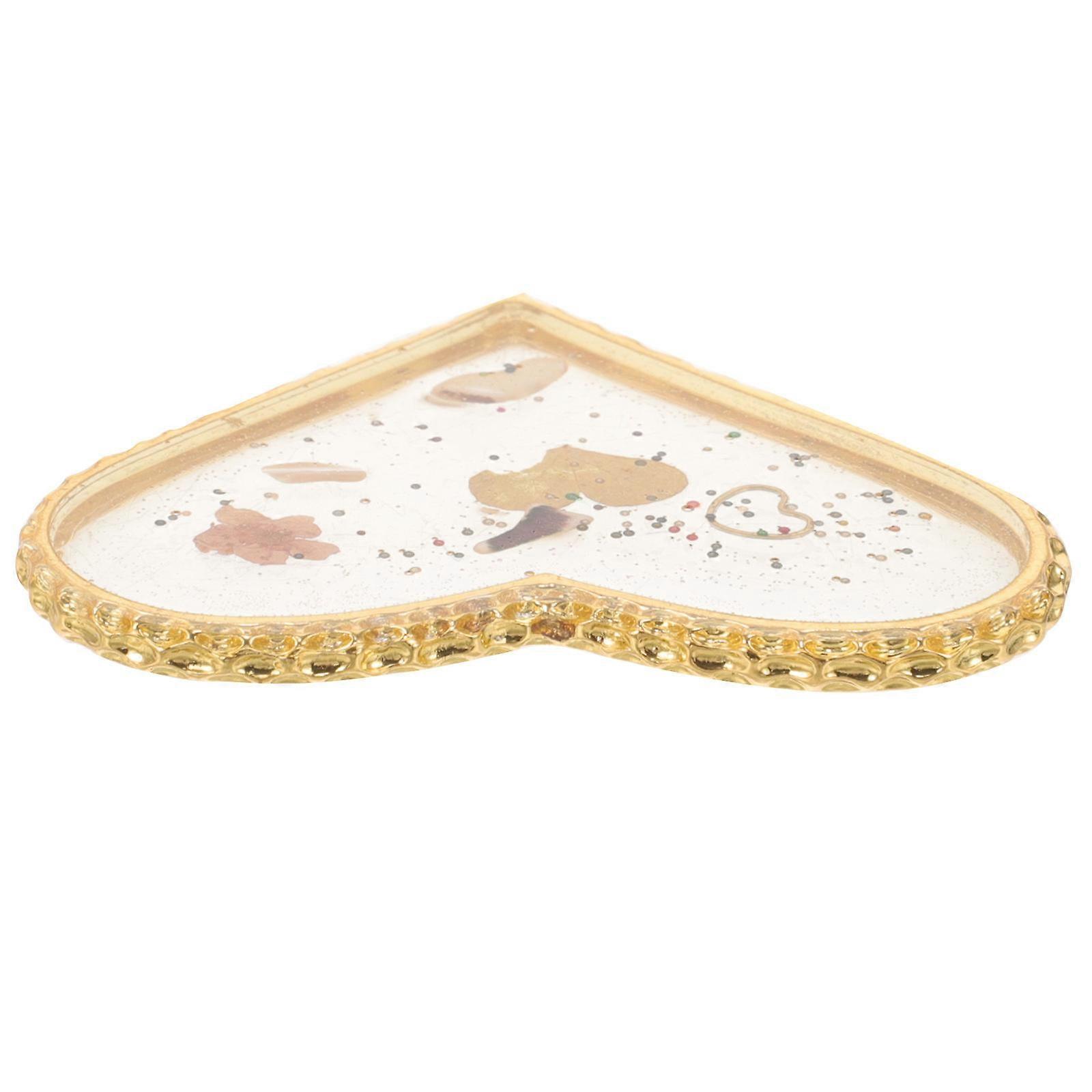 Nail Display Board Multi Resin with Durable Resin Longevity Heart Shape for Manicure Use